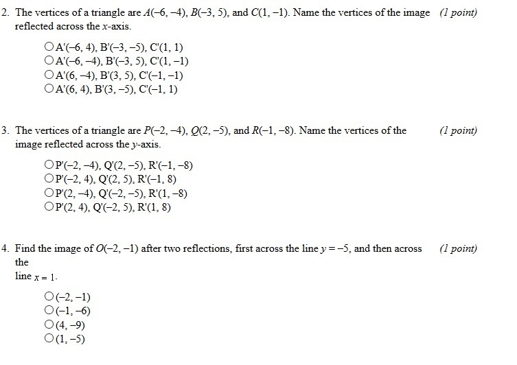 26 Points to whoever helps me on these 4 questions-example-1