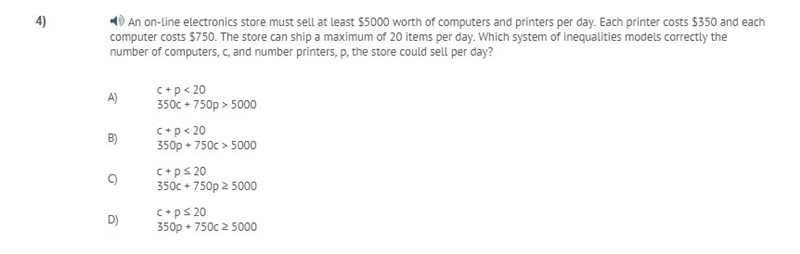 PLEASE HELP ASAP!!! CORRECT ANSWER ONLY PLEASE!! An on-line electronics store must-example-1