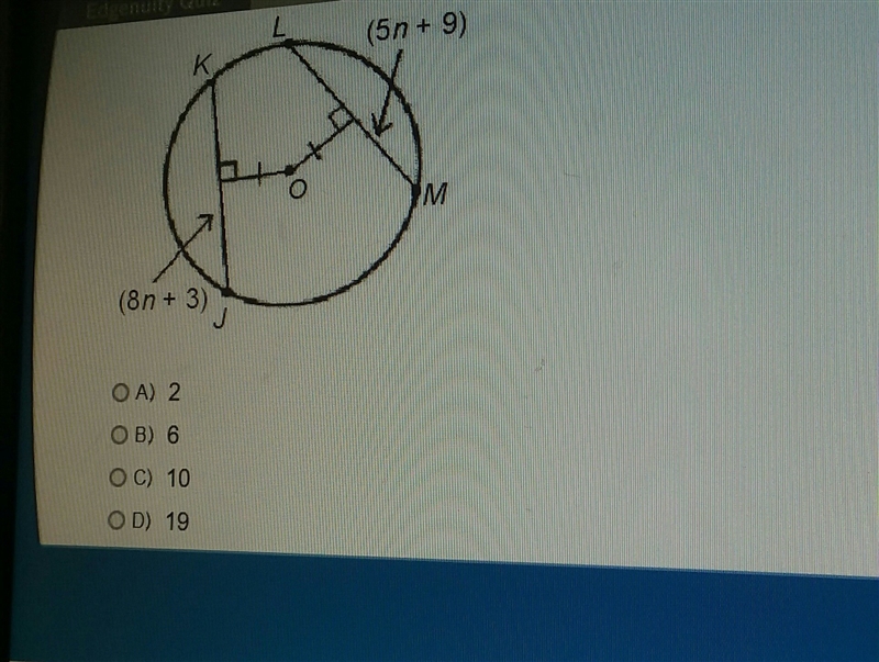 What is the length of chord LM?-example-1