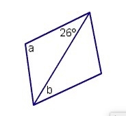 Find the values of a in the rhombus below.-example-1