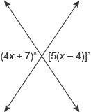 What is the value of x? Enter your answer in the box. x =-example-1