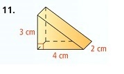 11. Find the surface area of each figure. Leave the answers in pi where applicable-example-1