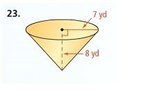 11. Find the surface area of each figure. Leave the answers in pi where applicable-example-4