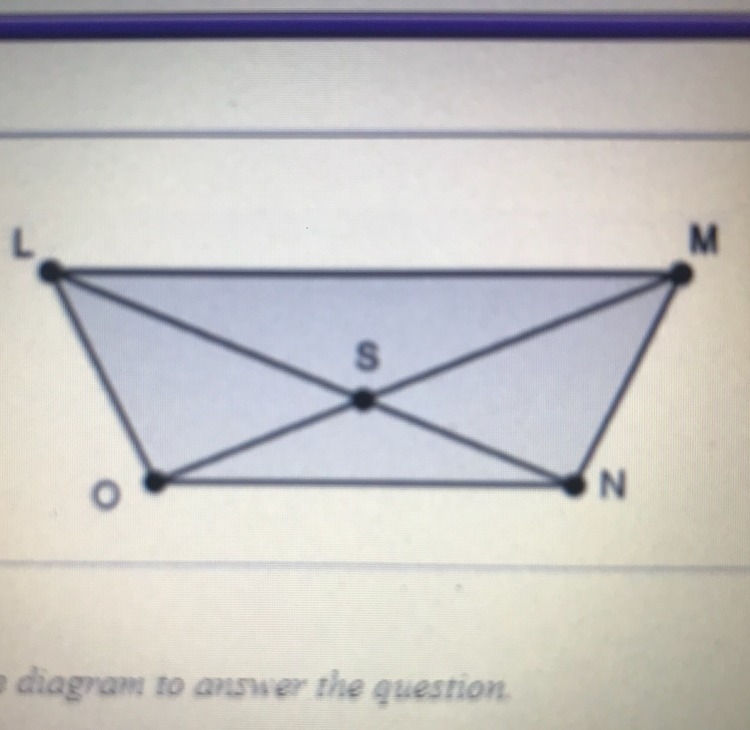 6. Which type of angle pair are LSM and OSN? A. Adjacent angles B. Linear pair C. Complementary-example-1