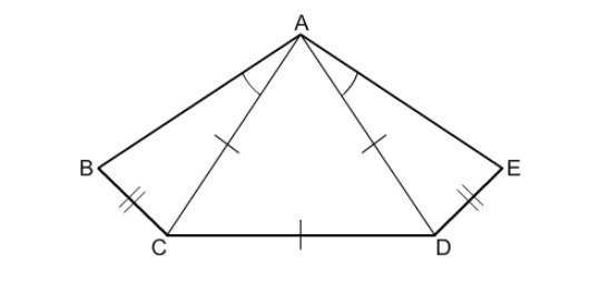 PLEASE HELP 30 points Suppose angle CBA is congruent to angle DEA. Using only the-example-1