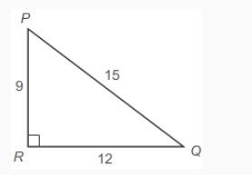 In ΔPQR, what is sin Q written as a decimal?-example-1