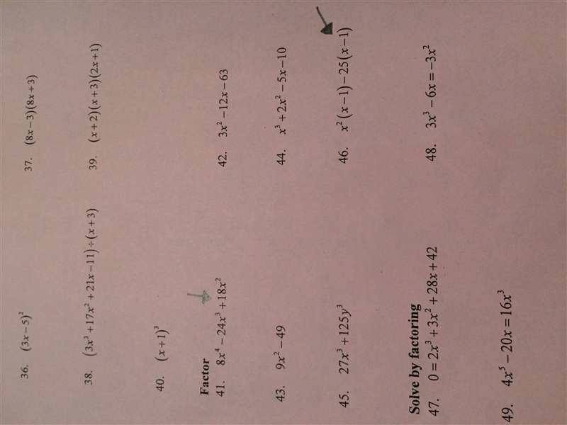 Please do 41 and 46. Please show your work and explain how you did it. Thank you!-example-1