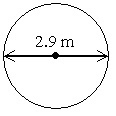 Find the area. Use 3.14 a. 105.63 m2 c. 6.60185 m2 b. 26.4074 m2 d. 18.212 m2-example-1