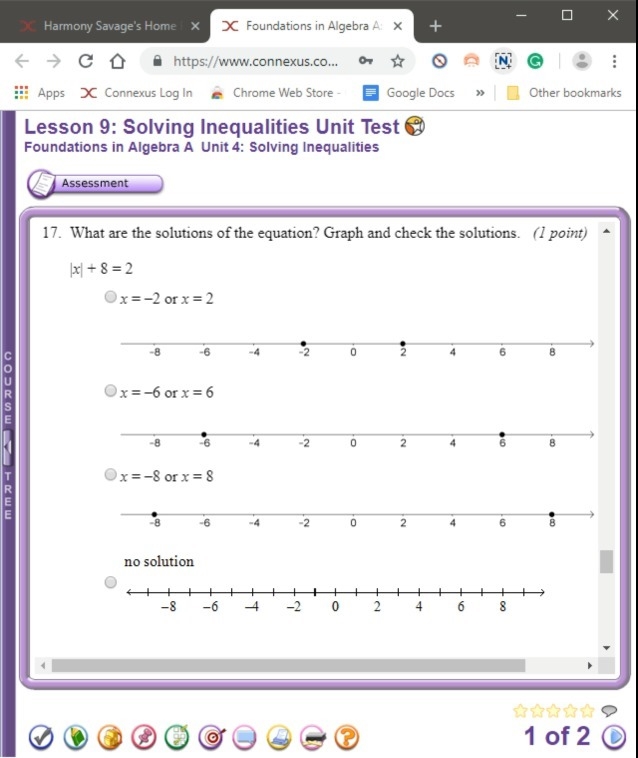 Please help! 16. What are the solutions of the compound inequality? Graph the solutions-example-2