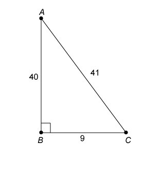 What is the trigonometric ratio for cosC ?-example-1