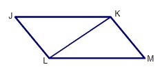 Which postulate can be used to prove jlk and mlk are congruent if jk and lm are congruent-example-1