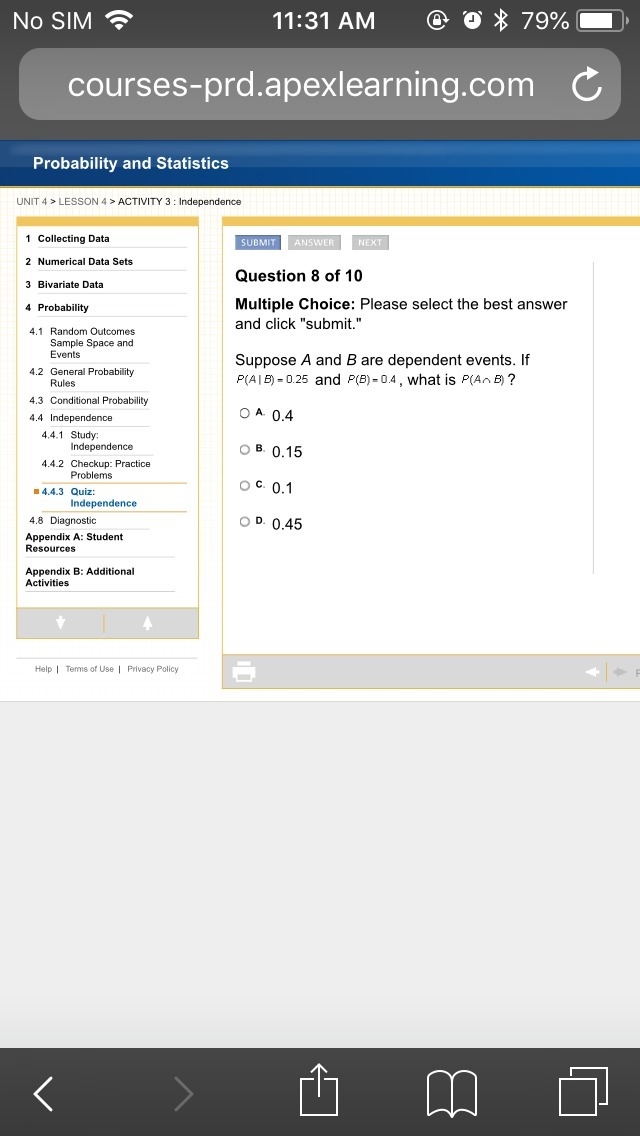 Independence probability question, please help-example-1