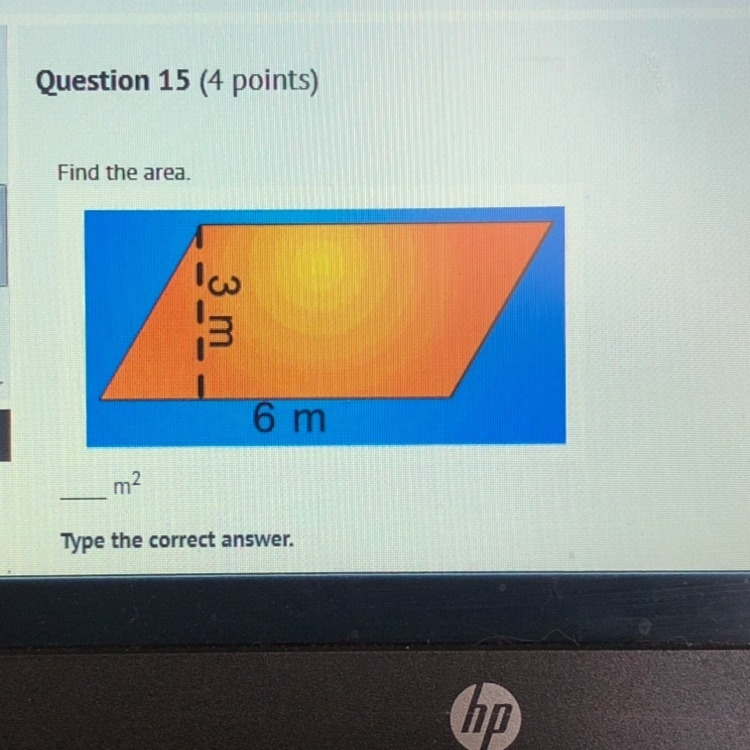 ( Please help fast!!! ) Find the area __ m2-example-1