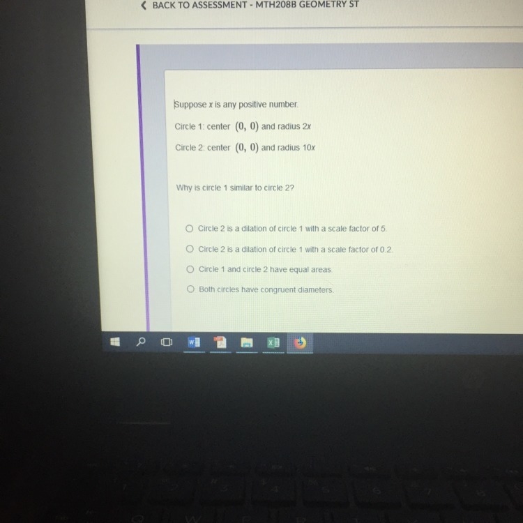 Why is circle 1 similar to circle 2?-example-1