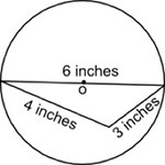 The image below is a triangle drawn inside a circle with center O: Which of the following-example-1