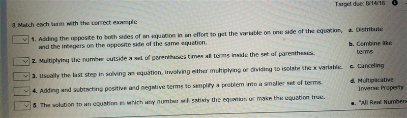 Match each term with the correct example-example-1