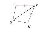 What additional information can be used to prove ΔFEG ≅ ΔFQG by SAS?-example-1