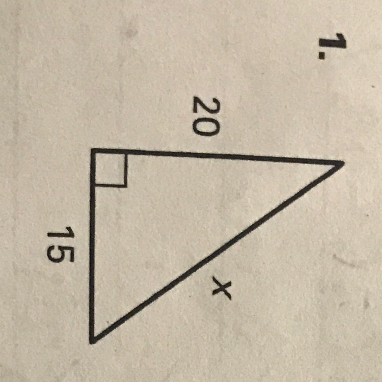 Find the value of x. Write your answer in simplest radical form.-example-1