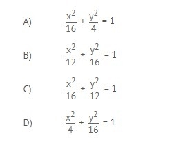 What is the standard form of an ellipse with foci at (0, ±2), and vertices at (0, ±4)?-example-1