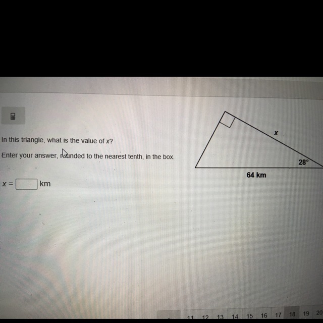 Value of x nearest tenth-example-1