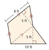 Quickly!! Please help!! Geometry!! What is the area of the figure below?-example-1