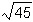 What is the length of the unknown leg in the right triangle? a. √(5) b. 5m c. √(45) d-example-3