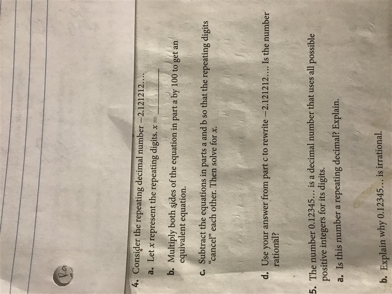 I need help with #4 a-d-example-1