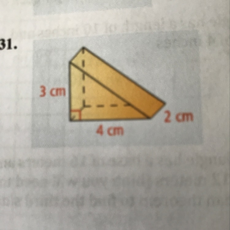 Find the volume of the following figure.-example-1