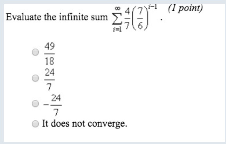 Evaluate the infinite sum-example-1