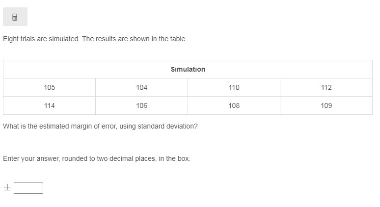 What is the estimated margin of error, using standard deviation?-example-1