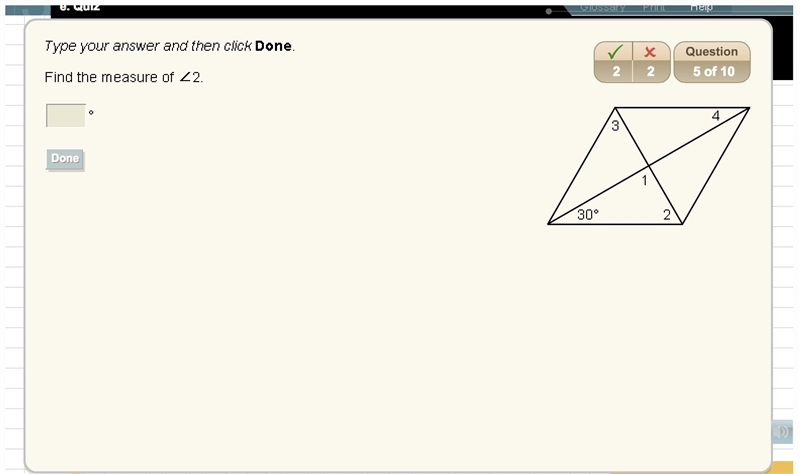 Find the measure of <2.-example-1