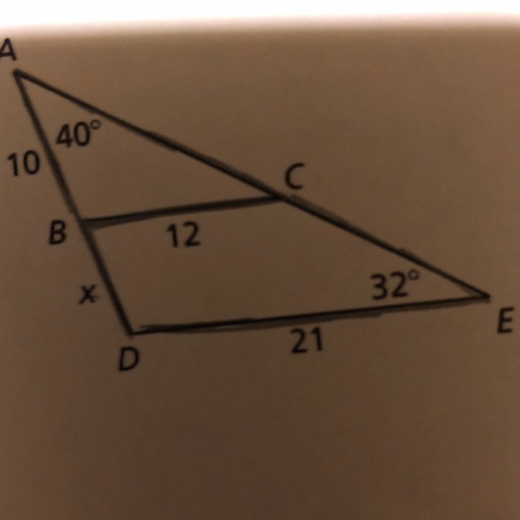 Find the value of x Pleasee-example-1