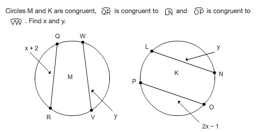 Please help. 40 points! Geometry circles-example-4