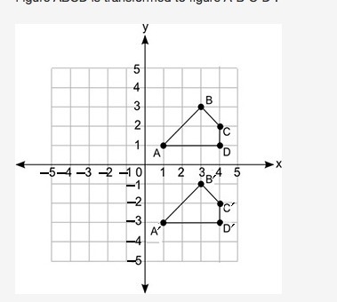 Figure ABCD is transformed to figure A′B′C′D′: Which angle in Figure A′B′C′D′ is equal-example-1