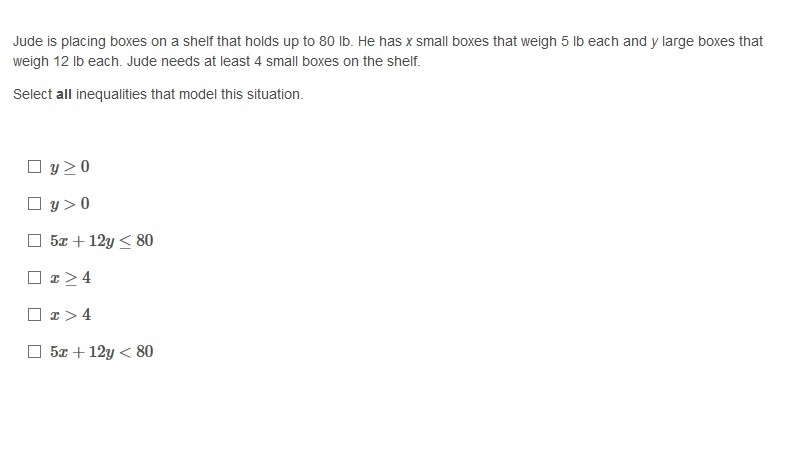 PLEASE HELP ASAP!!! CORRECT ANSWER ONLY PLEASE!!! Jude is placing boxes on a shelf-example-1