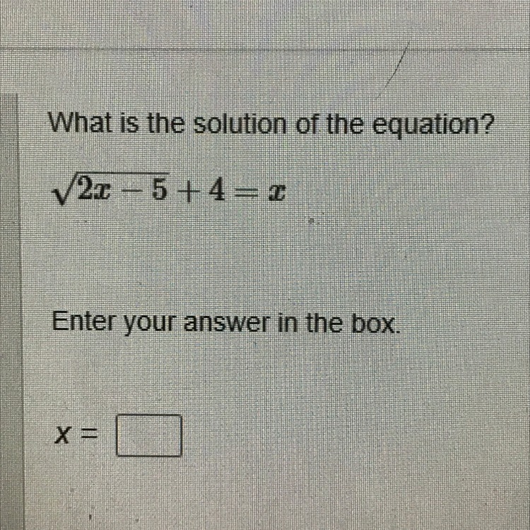 What is the solution of the equation?-example-1