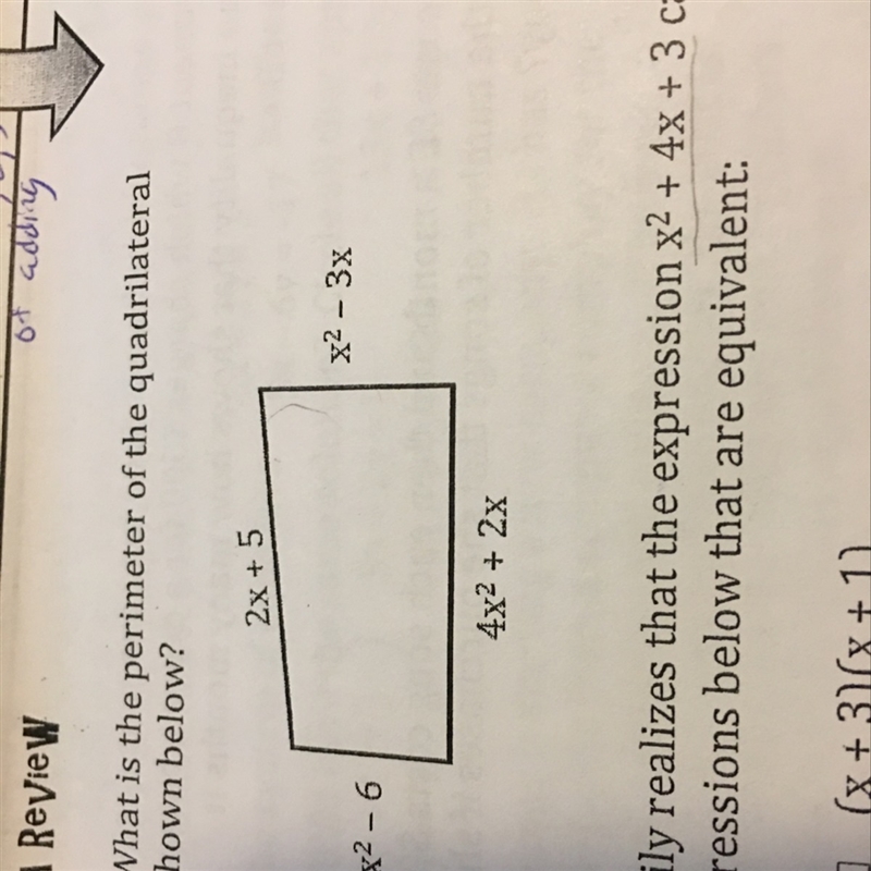 Find the perimeter of this quadrilateral-example-1