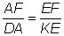 Which of the following proportions can be used to prove AE || DK in the proof below-example-3