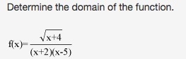 Determine the domain of the function.-example-1