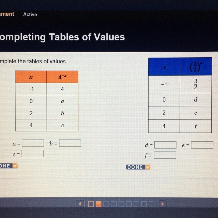 Having trouble please help by filling out the tablessss!!-example-1