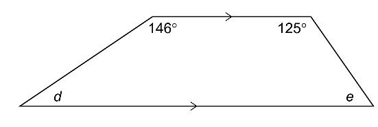 How do I solve for d and e?-example-1