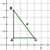 Four students are working in a group and are asked to find the length of BC. Which-example-1