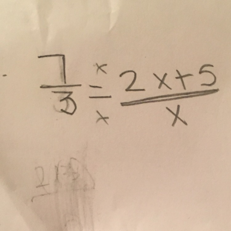 What does X equal to ?-example-1