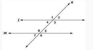 If Lines M and L are parallel, and angle 1 is 110 degrees, what are the measures of-example-1