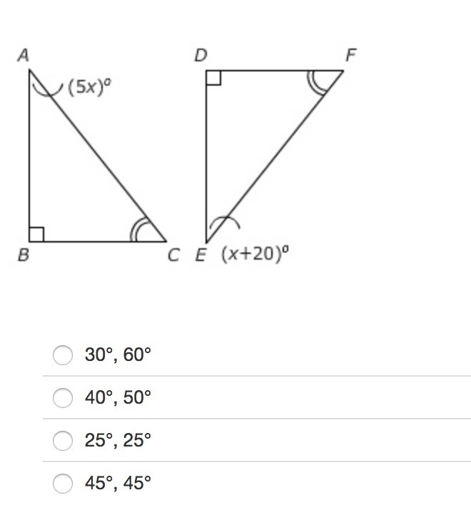 Identify m∠A and m∠E. Help please!!-example-1