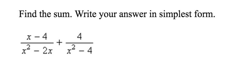 Find the sum. Write your answer in the simplest form. Show your work-example-1