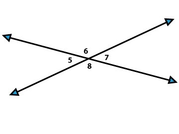 In the figure, the measure of angle 6 is 141°. What is the measure of angle 5?-example-1