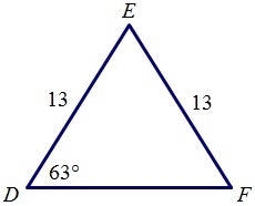 Find the area of the triangle. Round the answer to the nearest tenth. A. 68.4 square-example-1