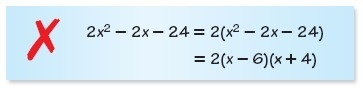 Describe the error in factoring the polynomial. You need to factor ____ out of every-example-1