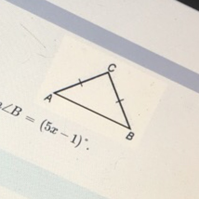 In triangle ABC, angle A = (4x+5) and angle B = (5x-1) What is angle C? 29 180 8 122-example-1